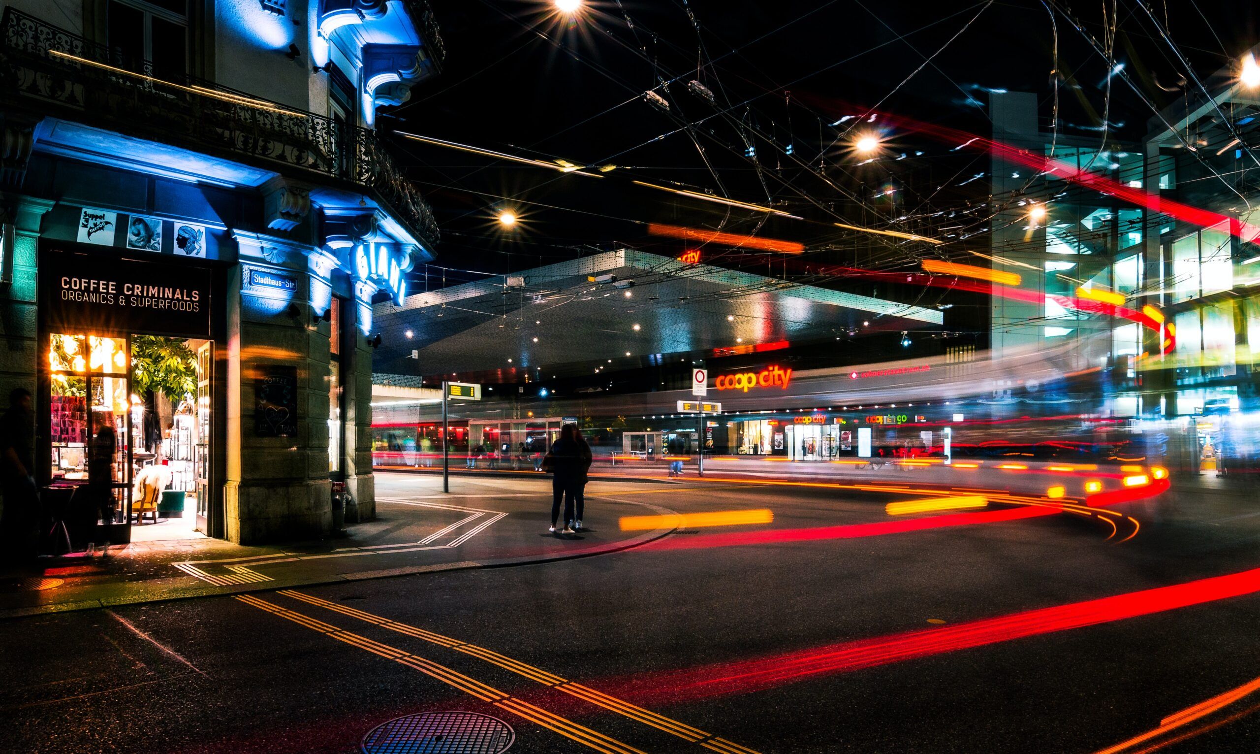 Strasse in Winterthur